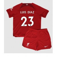 Liverpool Luis Diaz #23 Fotballklær Hjemmedraktsett Barn 2022-23 Kortermet (+ korte bukser)
